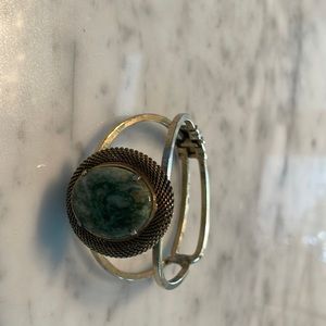 Cool stone clasp bracelet maybe turquoise IDK
